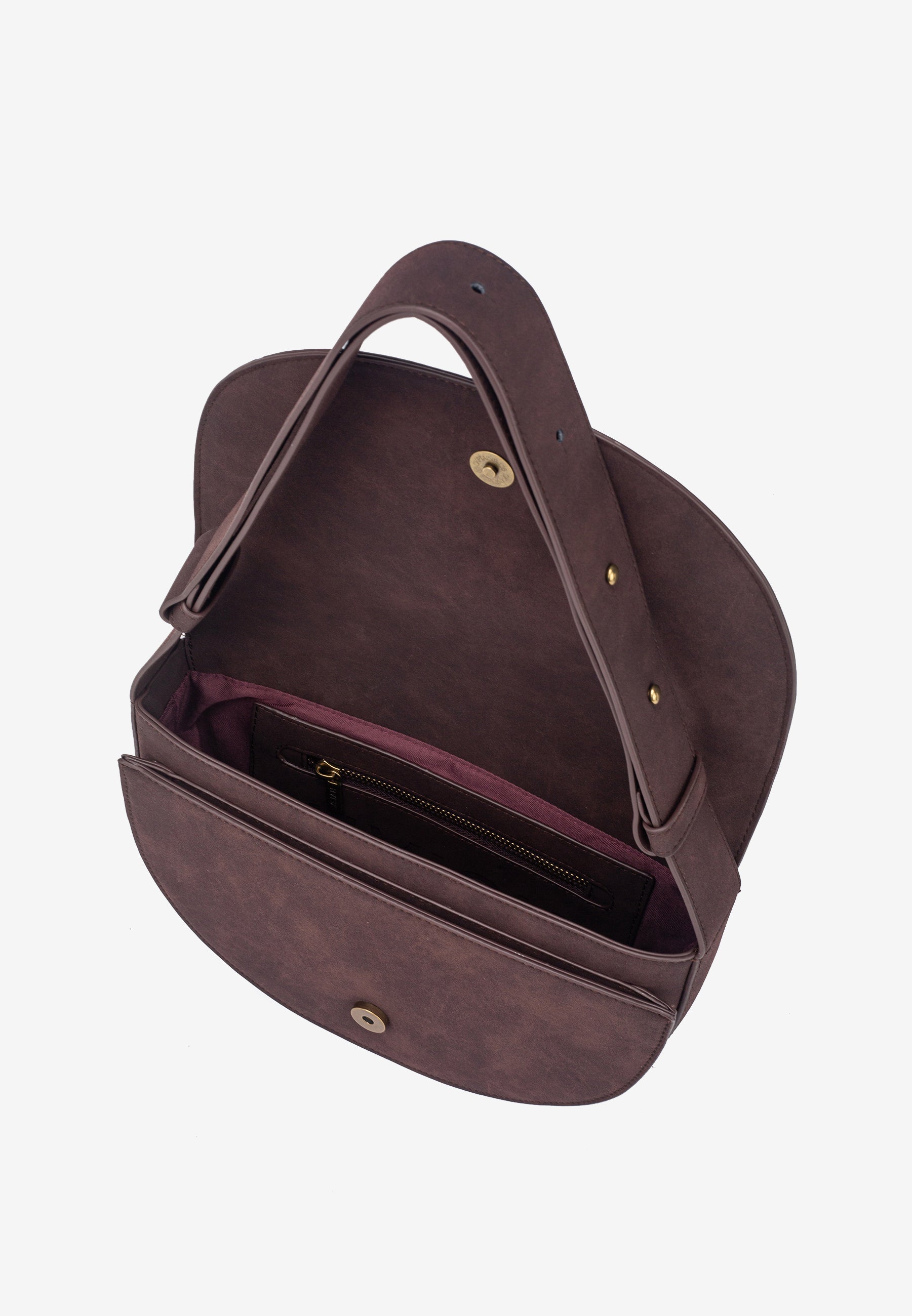 HVISK Cliff Brush Crossbody 507 Umber Brown