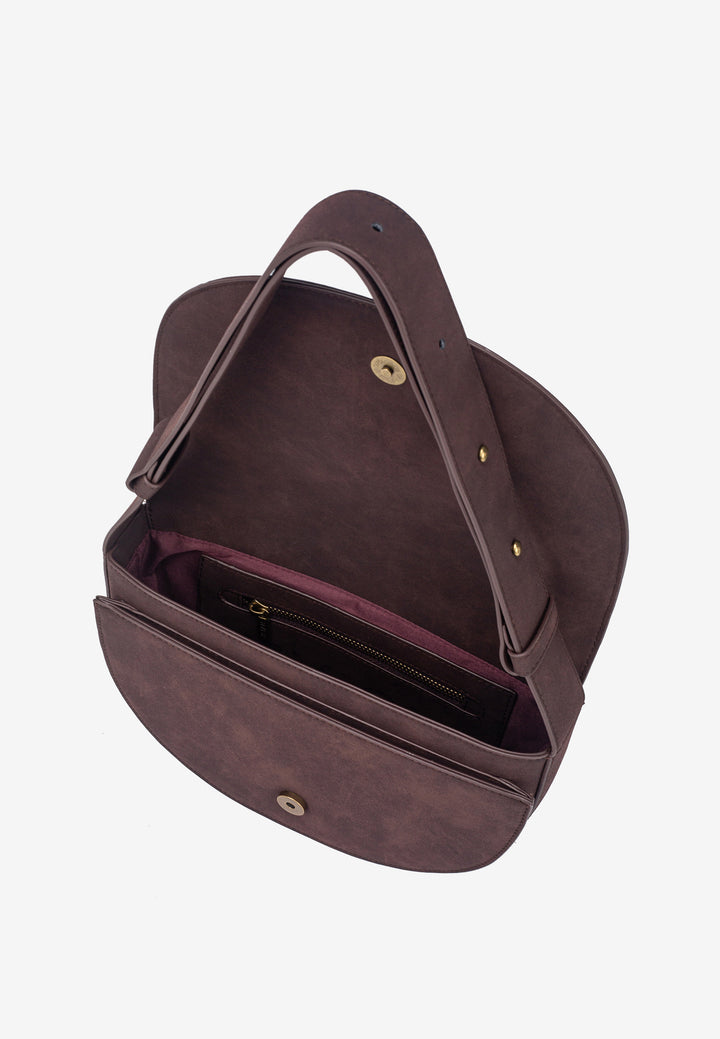 HVISK Cliff Brush Crossbody 507 Umber Brown