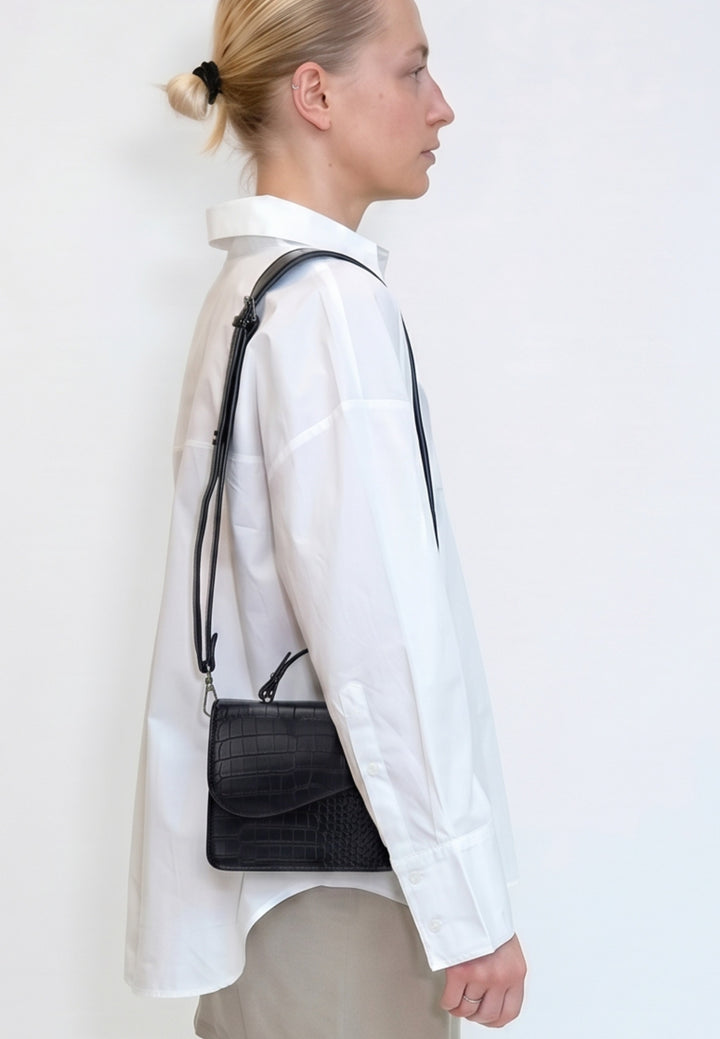 HVISK Crane Trace Handbag 009 Black