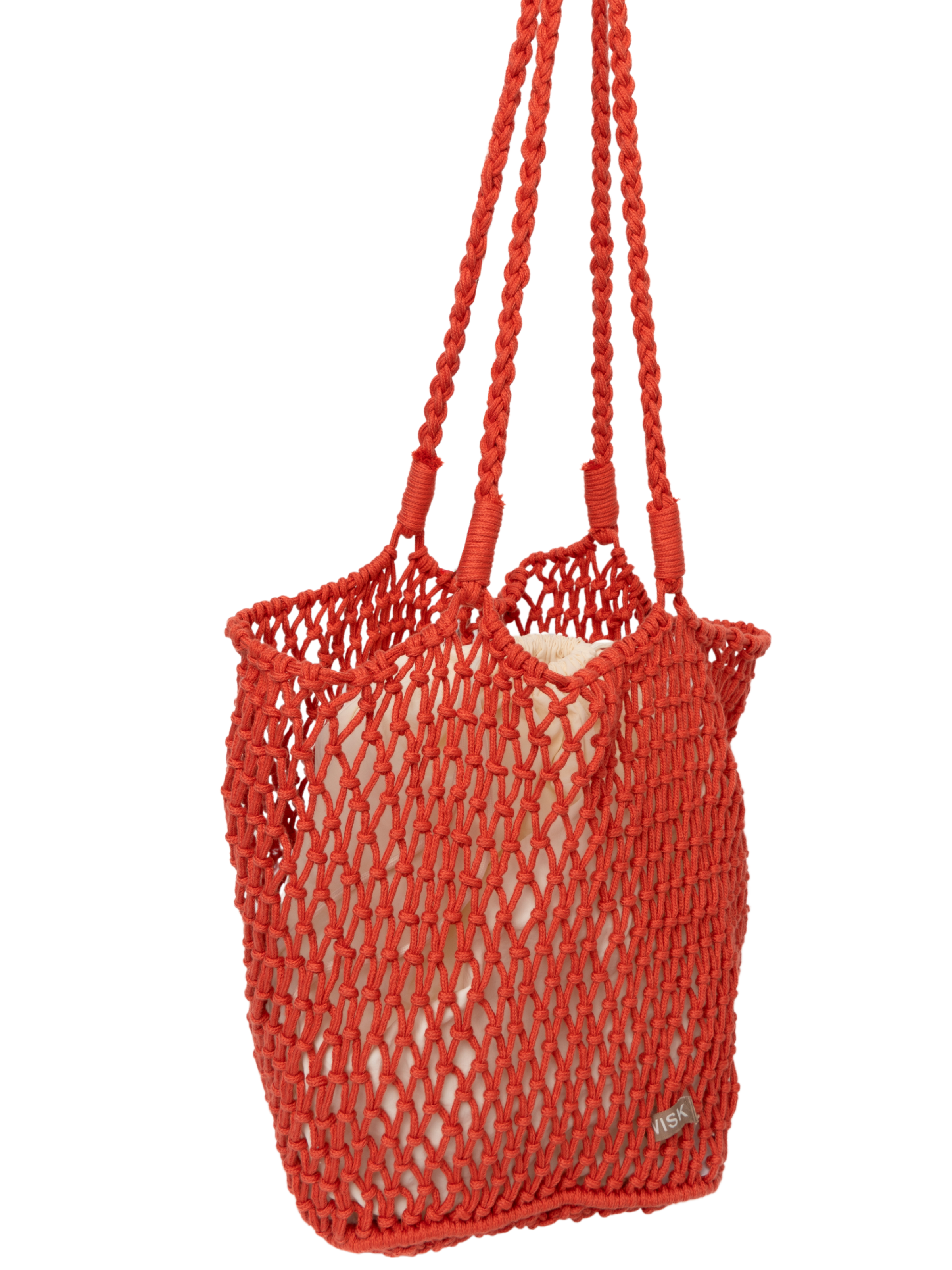 HVISK EDEN TOTE Shoulder Bag 465 Red Coral