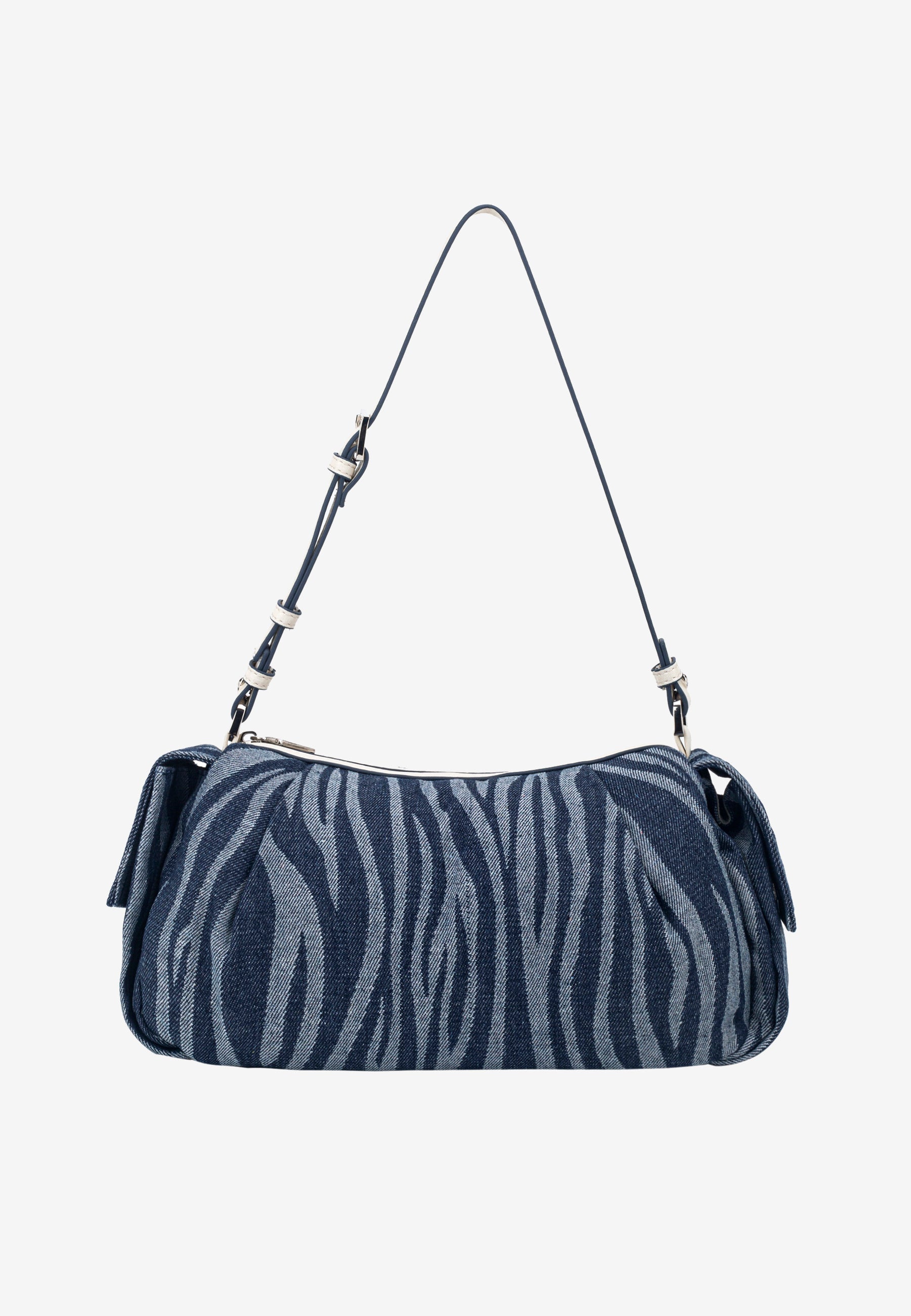 HVISK ELBIE DENIM Shoulder Bag 470 Navy Zebra