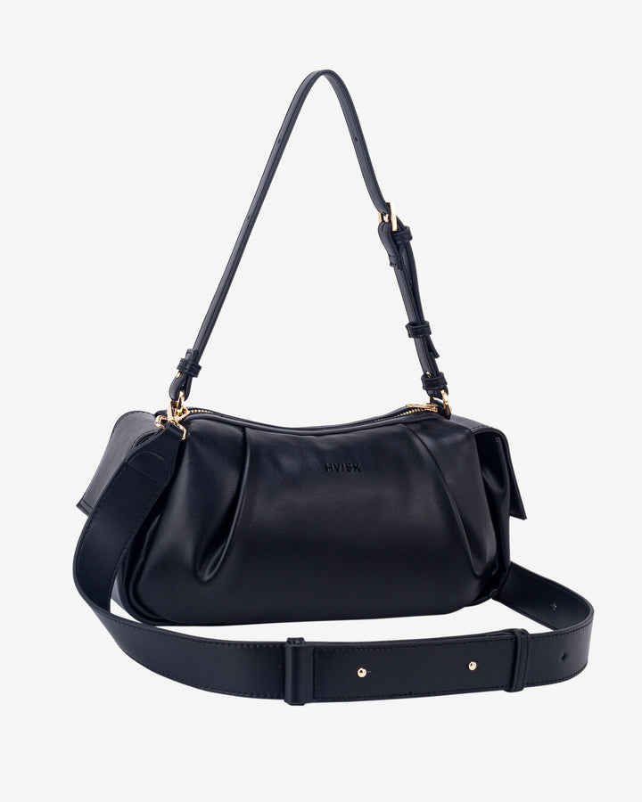 HVISK ELBIE SOFT STRUCTURE Shoulder Bag 009 Black