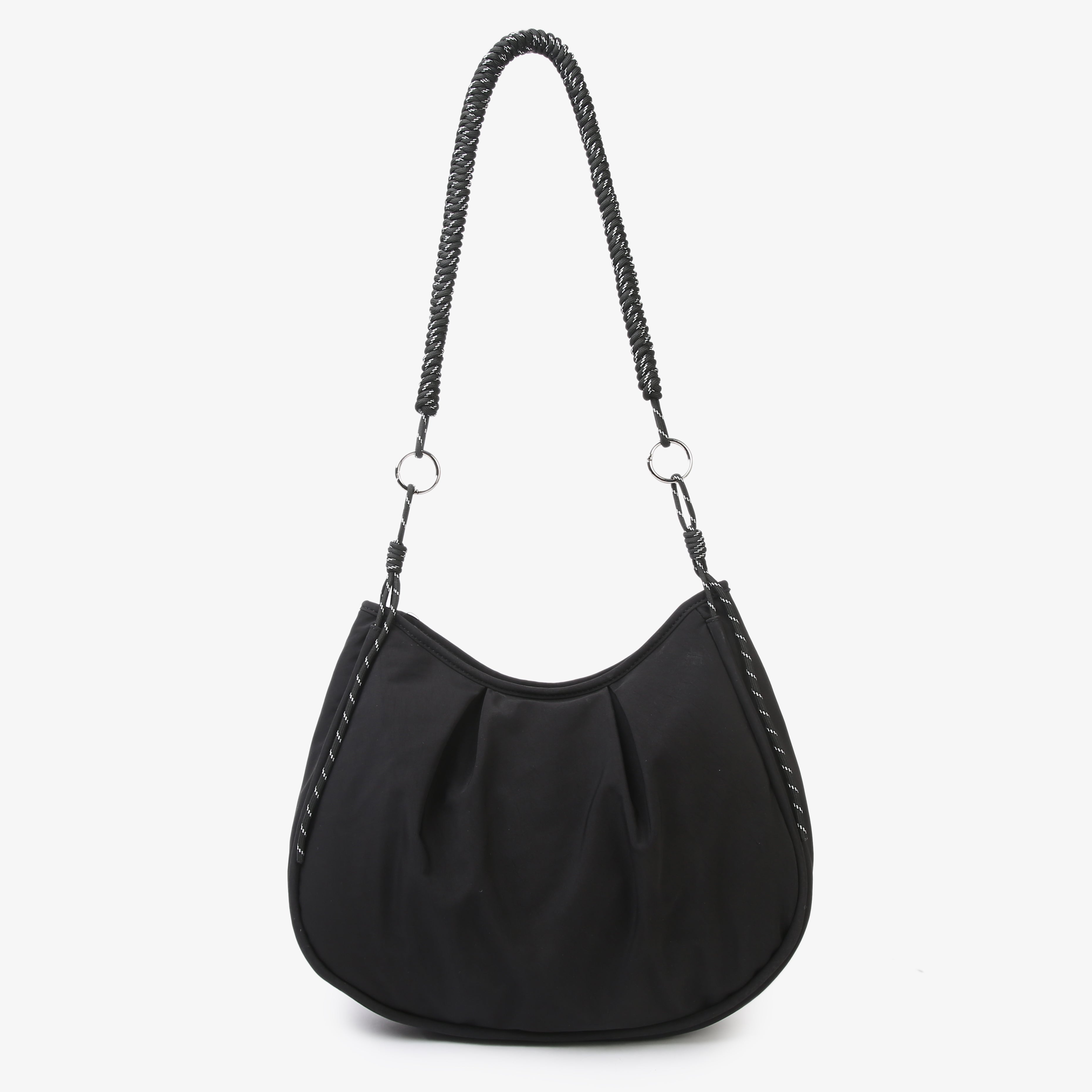 HVISK ELLIS TEXTURED TWILL Handle Bag 009 Black