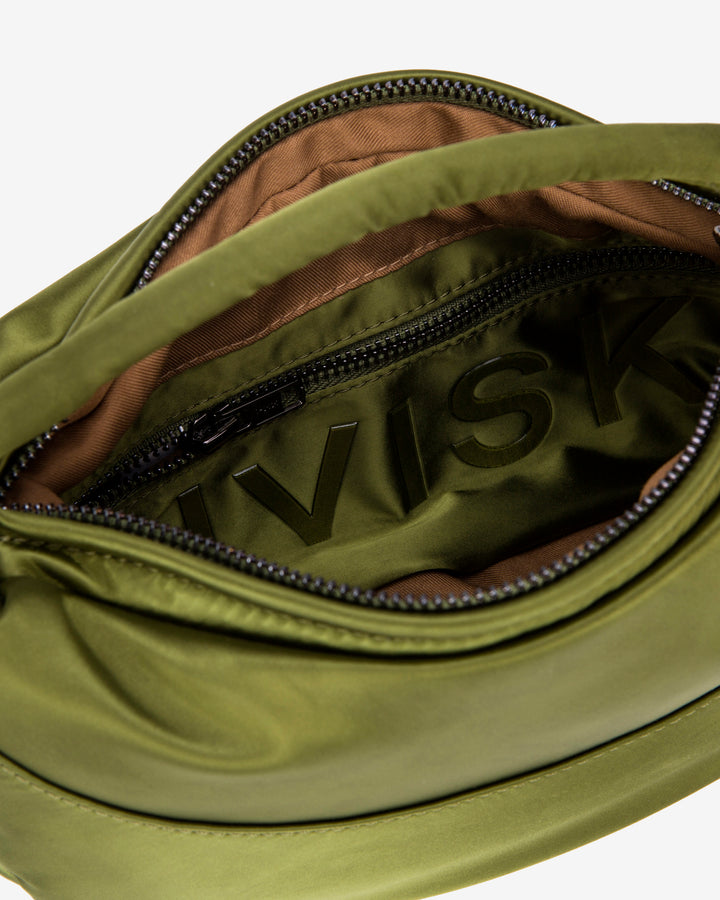 HVISK EMBER SHINY TWILL Handle Bag 420 Green Land