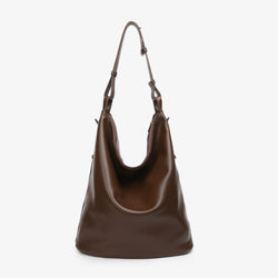 HVISK EMMETT GLOSSY STRUCTURE Tote Bag 496 Cocoa
