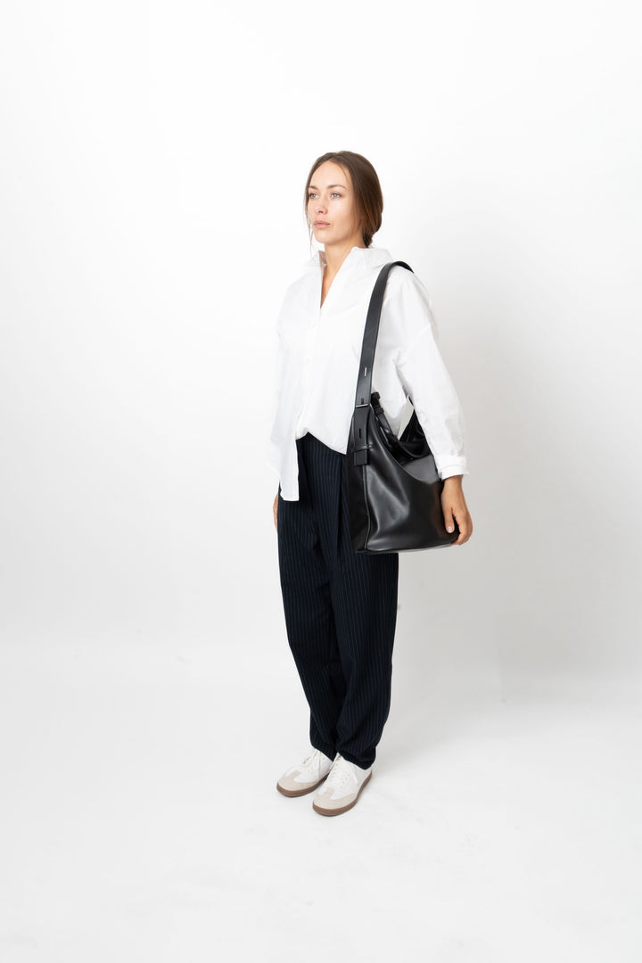 HVISK EMMETT SOFT STRUCTURE Tote Bag 009 Black