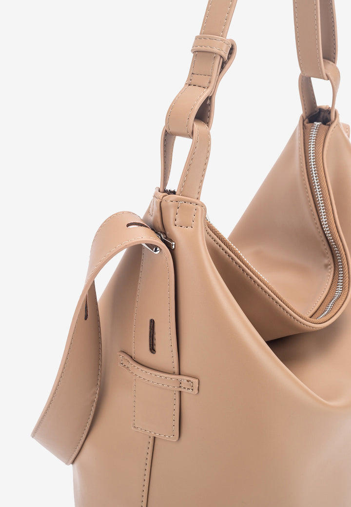 HVISK EMMETT SOFT STRUCTURE Tote Bag 484 Sand Dune