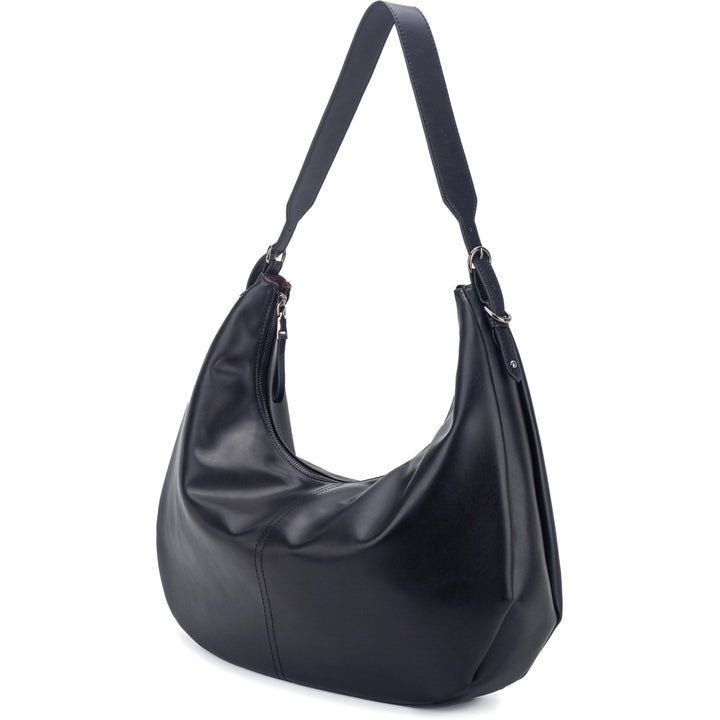 HVISK ESTELLE SOFT STRUCTURE Shoulder Bag 009 Black