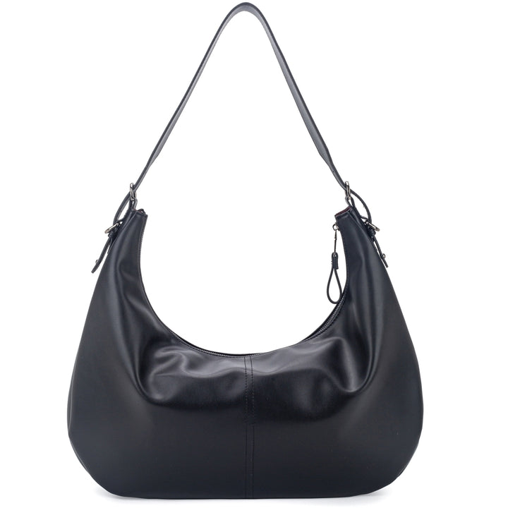 HVISK ESTELLE SOFT STRUCTURE Shoulder Bag 009 Black