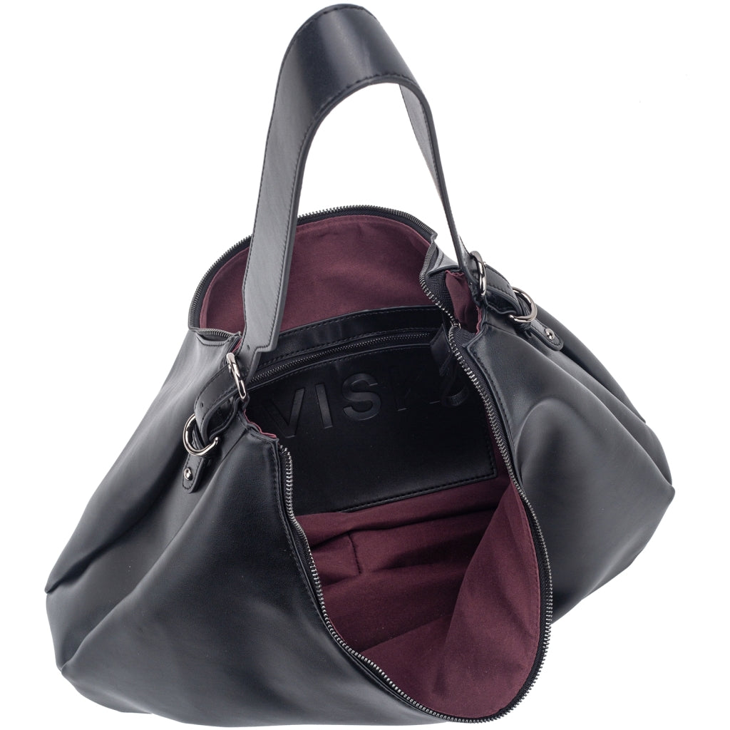 HVISK ESTELLE SOFT STRUCTURE Shoulder Bag 009 Black
