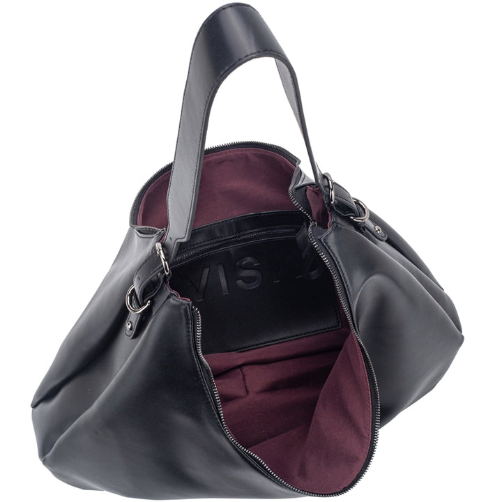 HVISK ESTELLE SOFT STRUCTURE Shoulder Bag 009 Black