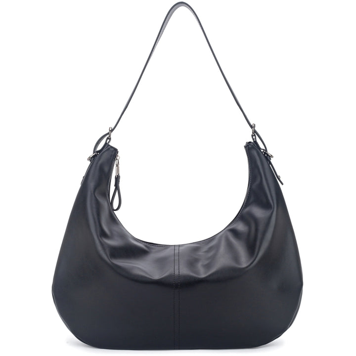 HVISK ESTELLE SOFT STRUCTURE Shoulder Bag 009 Black