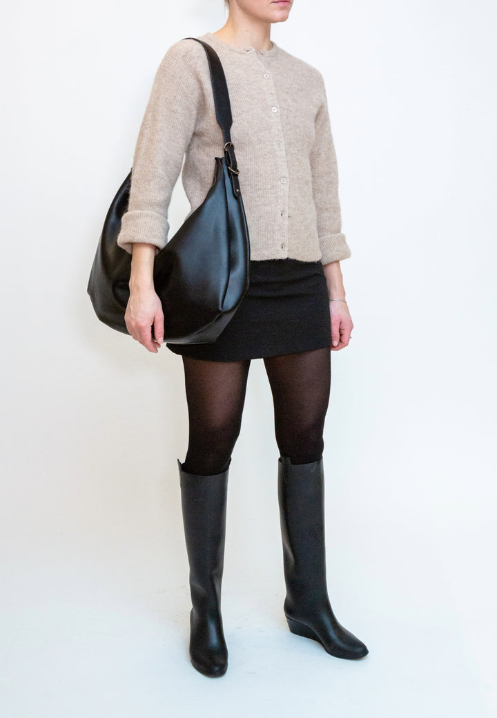 HVISK Estelle Soft Shoulder Bag 009 Black