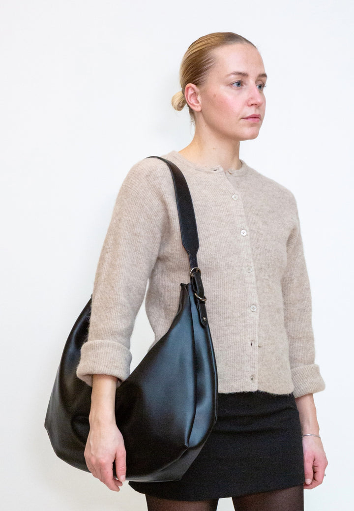 HVISK Estelle Soft Shoulder Bag 009 Black