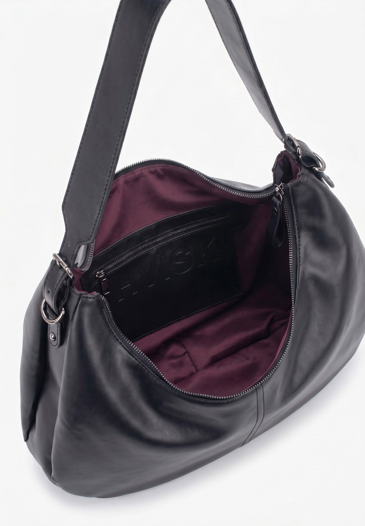 HVISK Estelle Soft Shoulder Bag 009 Black