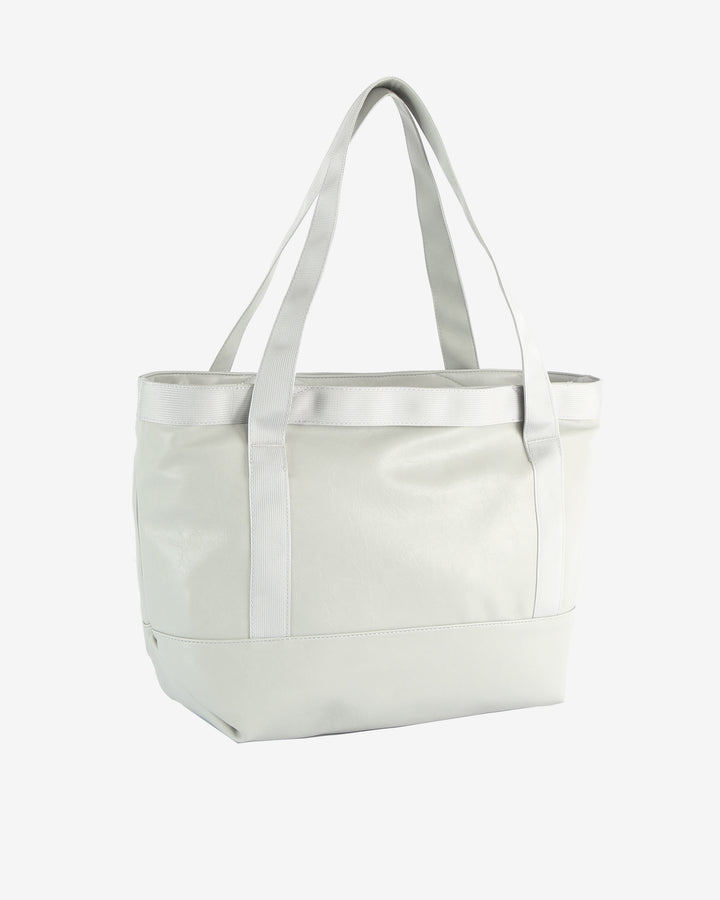 HVISK FETCH GLOSSY STRUCTURE Tote Bag 477 Grey Aura