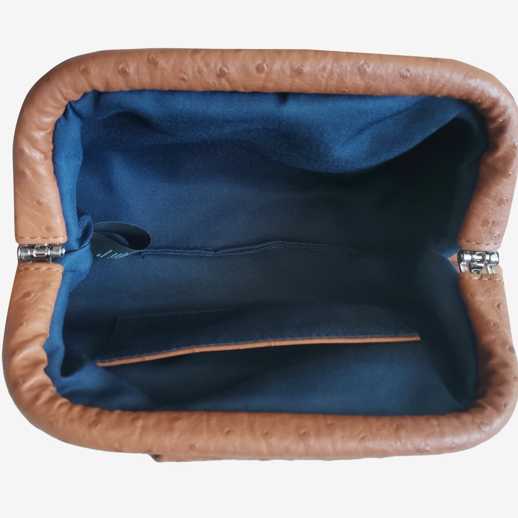 HVISK GIDIA QUILL Handbag 503 Cognac