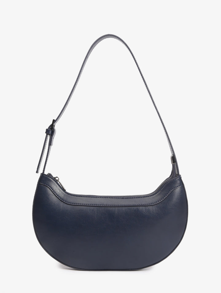 HVISK GLORIA GLOSSY STRUCTURE Shoulder Bag 480 Eclipse Blue