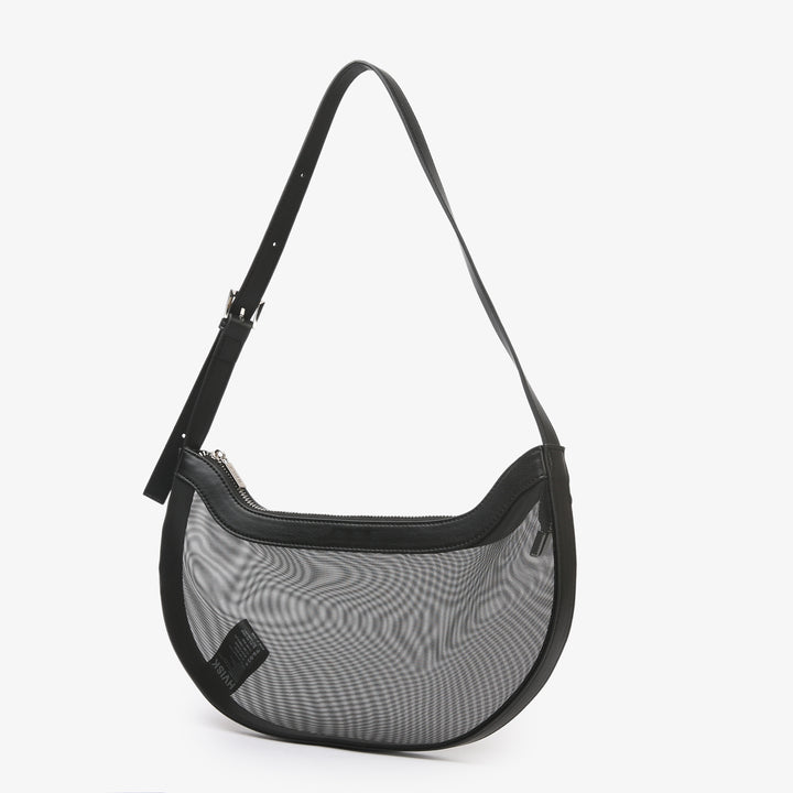 HVISK GLORIA MESH Shoulder Bag 009 Black