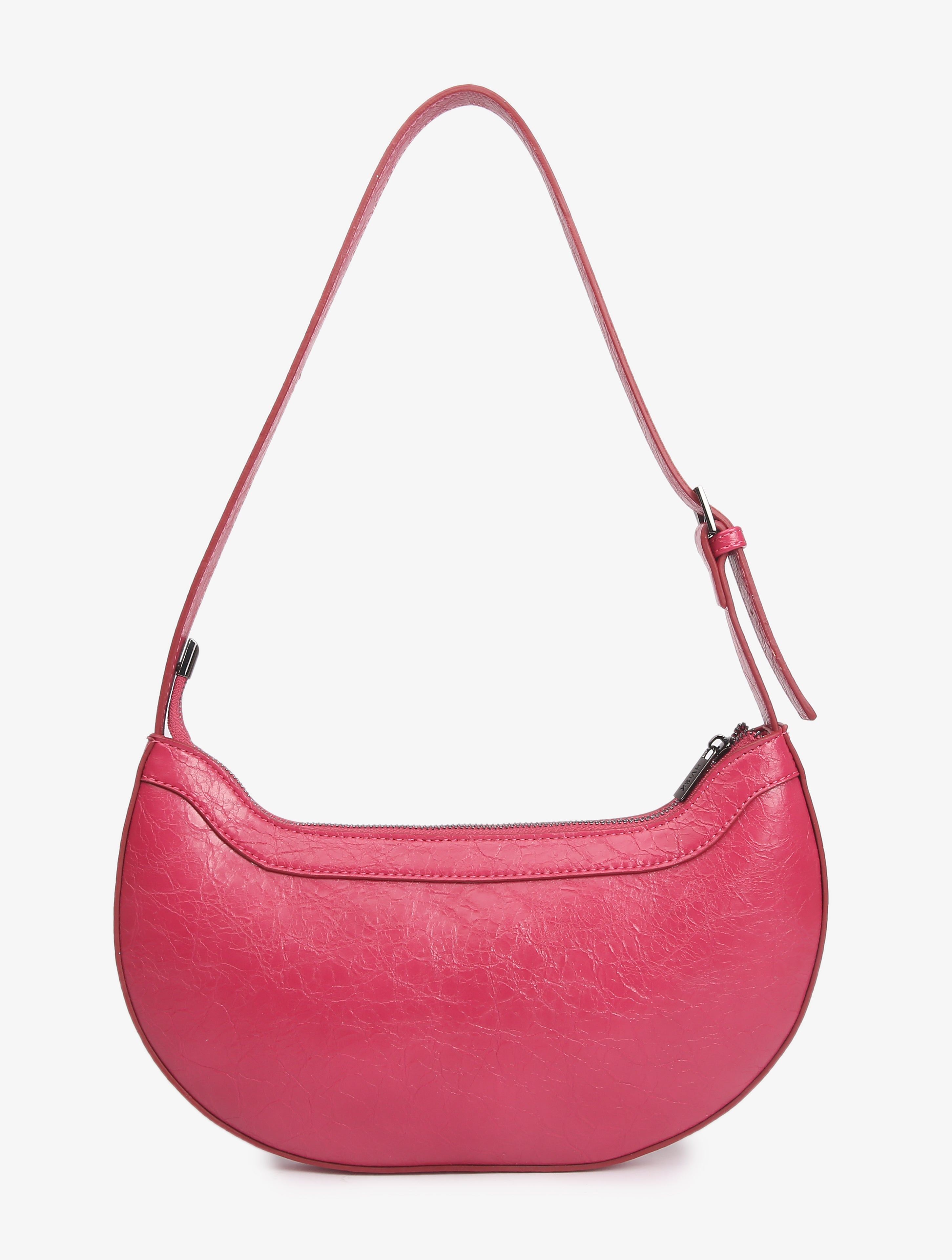 HVISK GLORIA RAW STRUCTURE Shoulder Bag 479 Fuchsia Pink