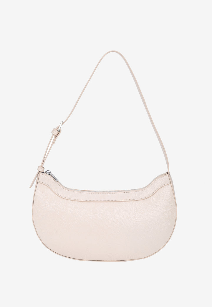 HVISK GLORIA SHELL STRUCTURE Shoulder Bag 486 Oat White