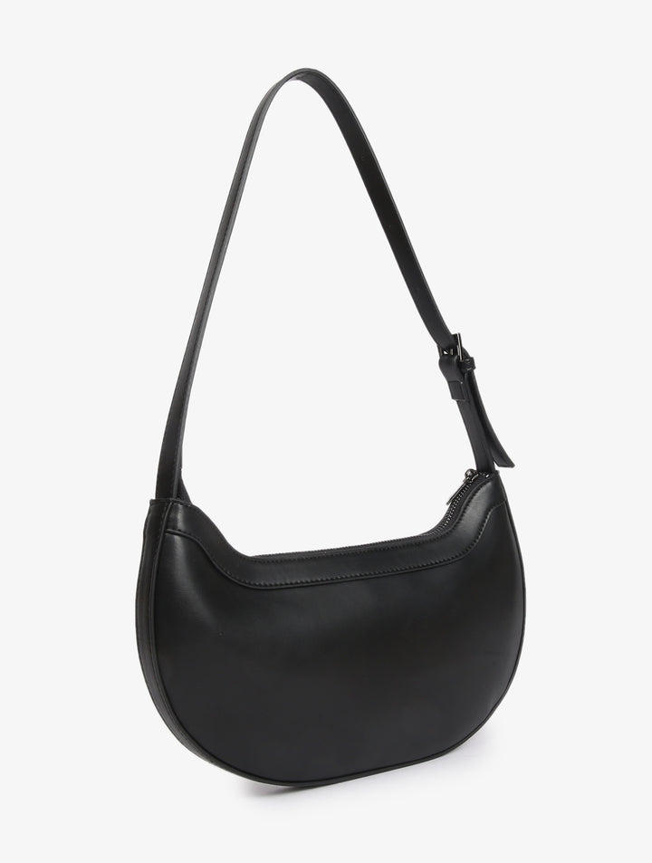 HVISK GLORIA SOFT STRUCTURE Shoulder Bag 009 Black