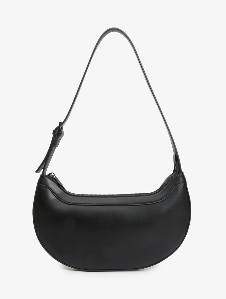 HVISK GLORIA SOFT STRUCTURE Shoulder Bag 009 Black