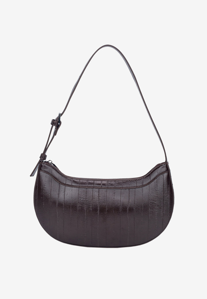 HVISK GLORIA STROKE STRUCTURE Shoulder Bag 485 Espresso