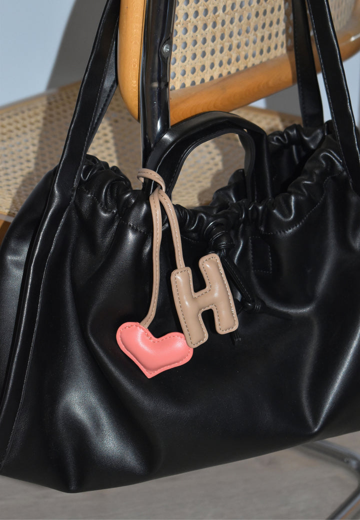 HVISK H-HEART CHARM Charm 489 Sand Dune / Blush Coral