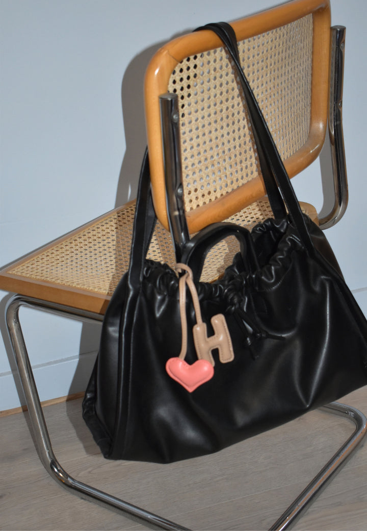 HVISK H-HEART CHARM Charm 489 Sand Dune / Blush Coral