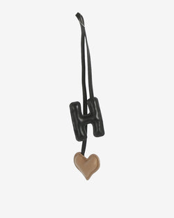 HVISK H-HEART CHARM Charm 490 Black / Sand Dune