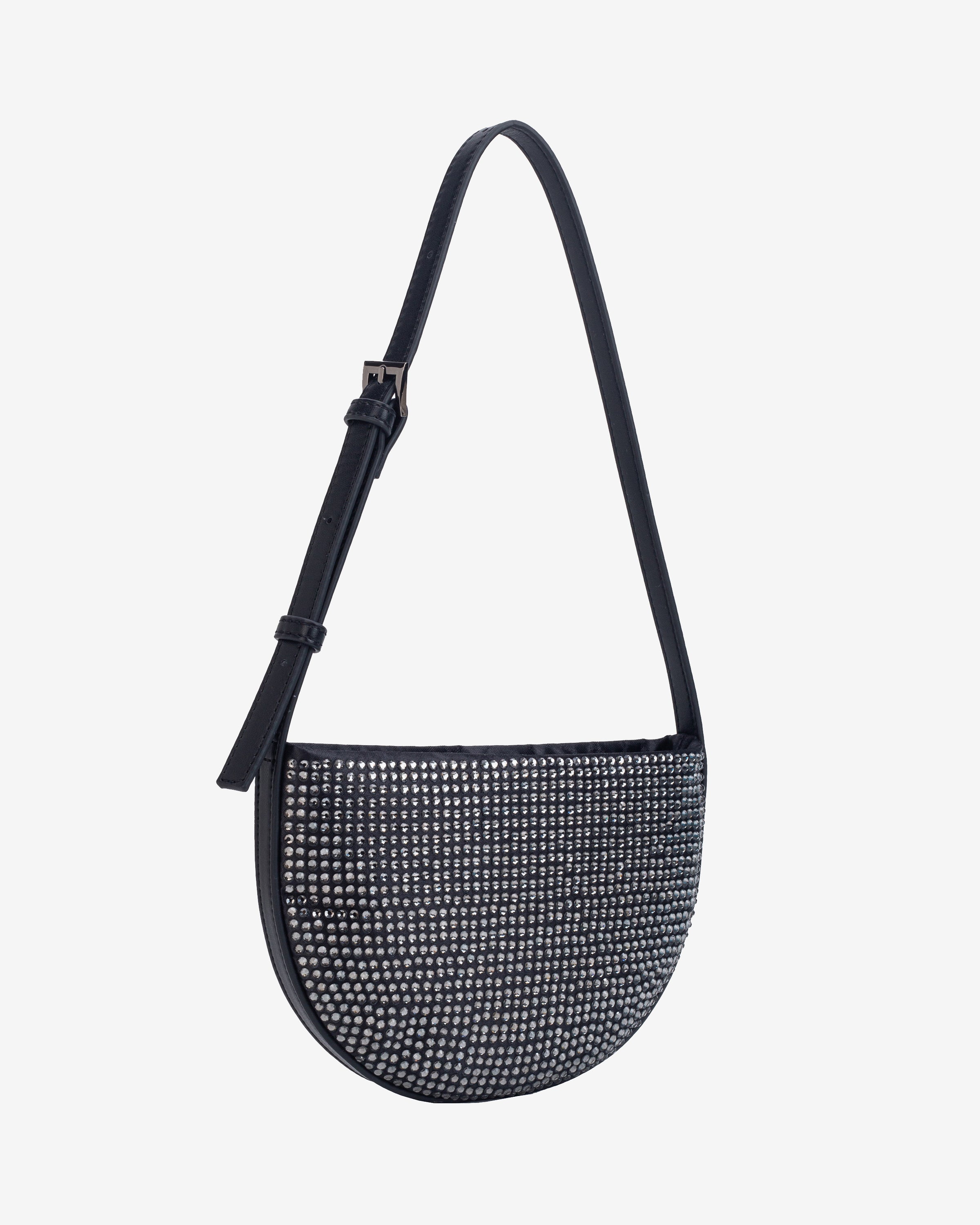 HVISK HALO EMBELLISHED Shoulder Bag 009 Black