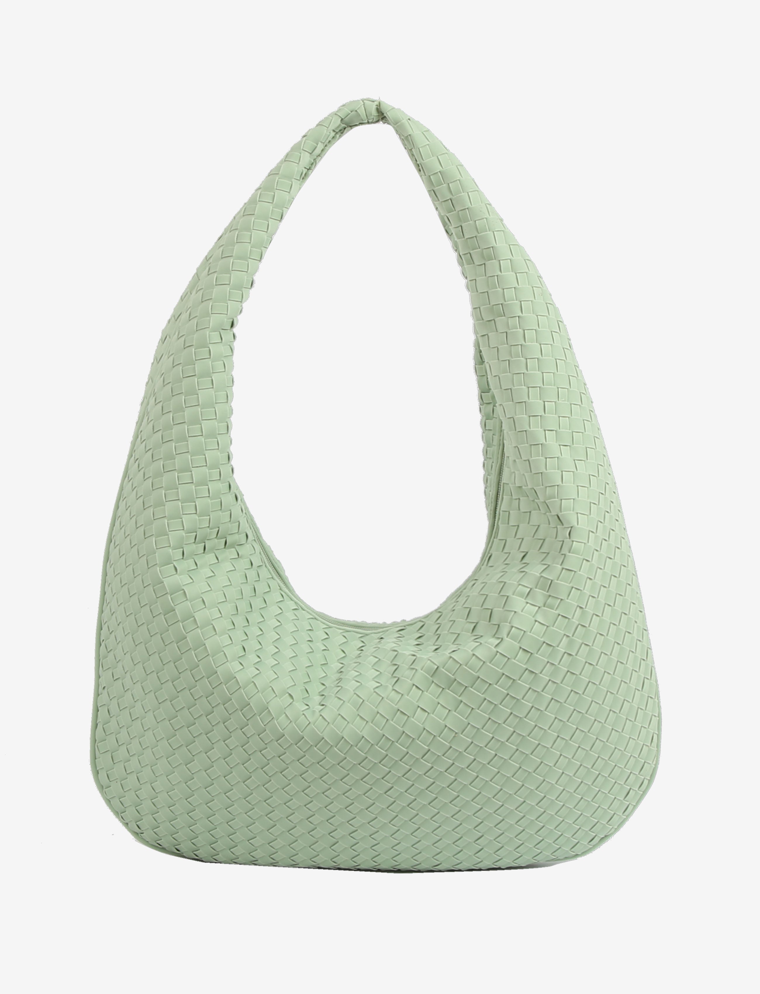 HVISK HAZE BRAIDED NEOPRENE Tote Bag 502 Aquatic Blue