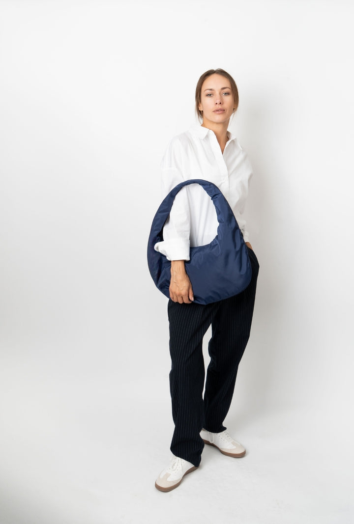 HVISK HAZE MATTE TWILL Tote Bag 480 Eclipse Blue