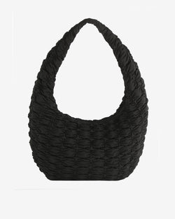 HVISK HAZE MATTE TWILL QUILT Tote Bag 009 Black