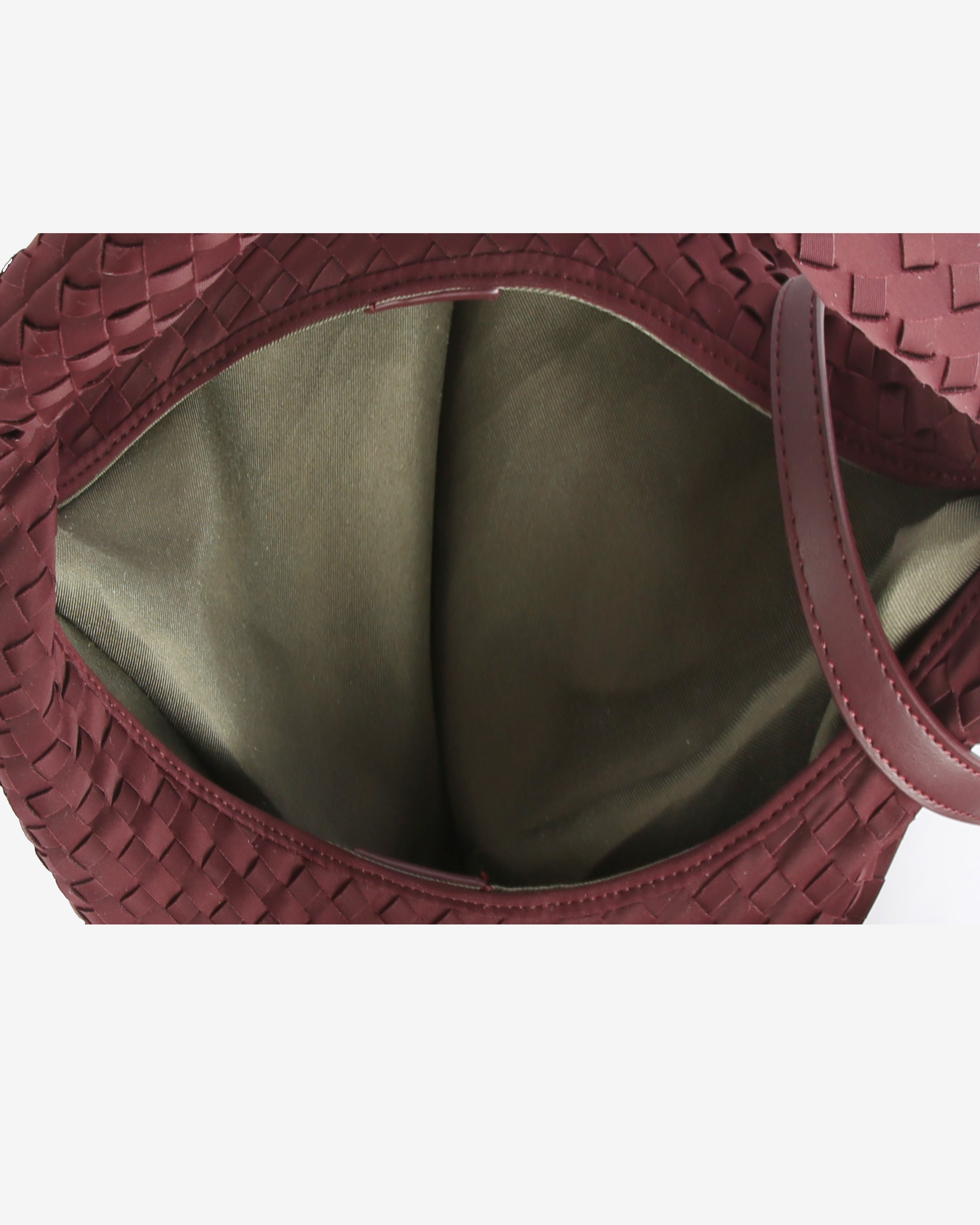 HVISK HOBO BRAIDED NEOPRENE Tote Bag 475 Midnight Plum