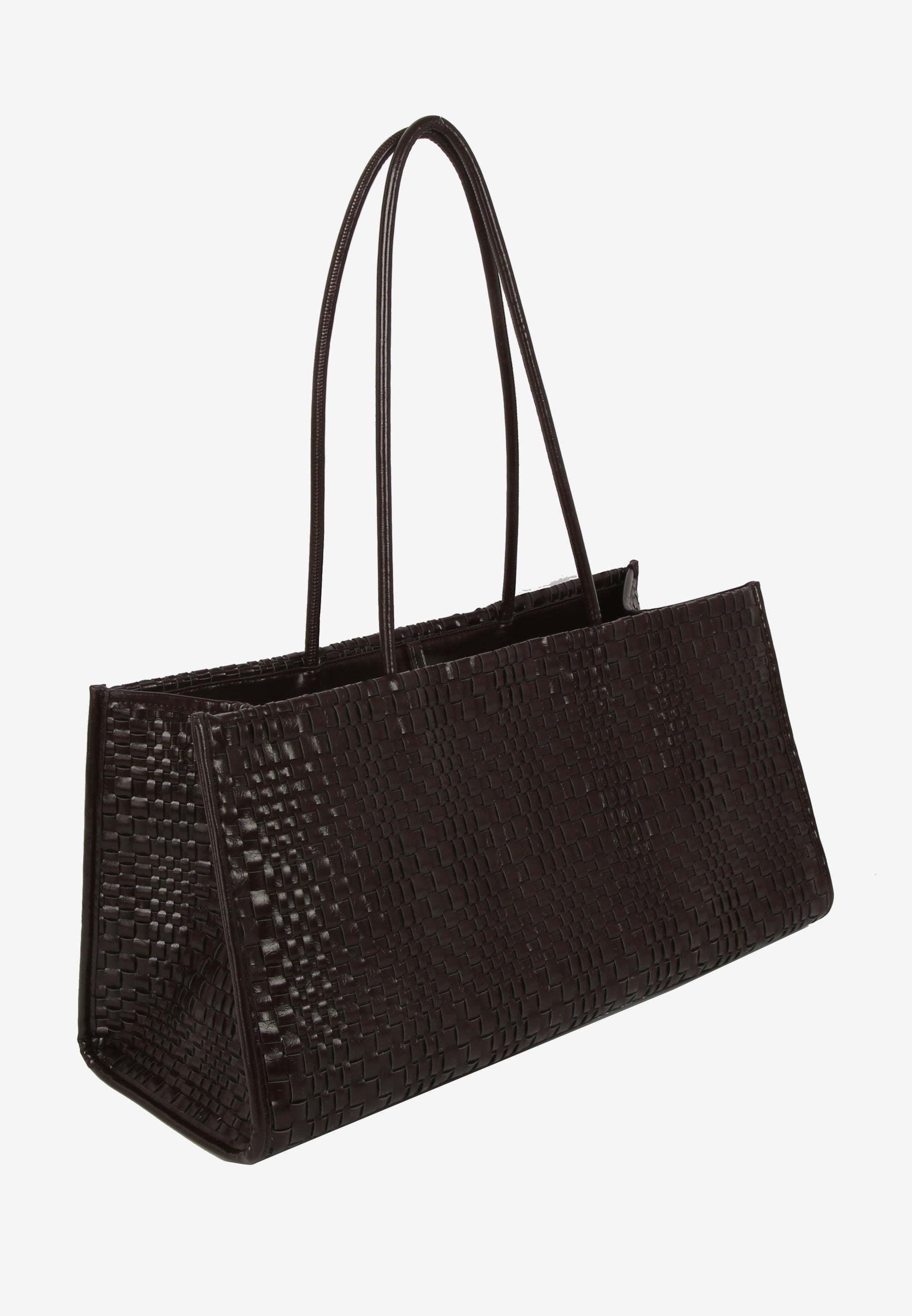 HVISK Hannah Raw Braided Shoulder Bag 507 Umber Brown
