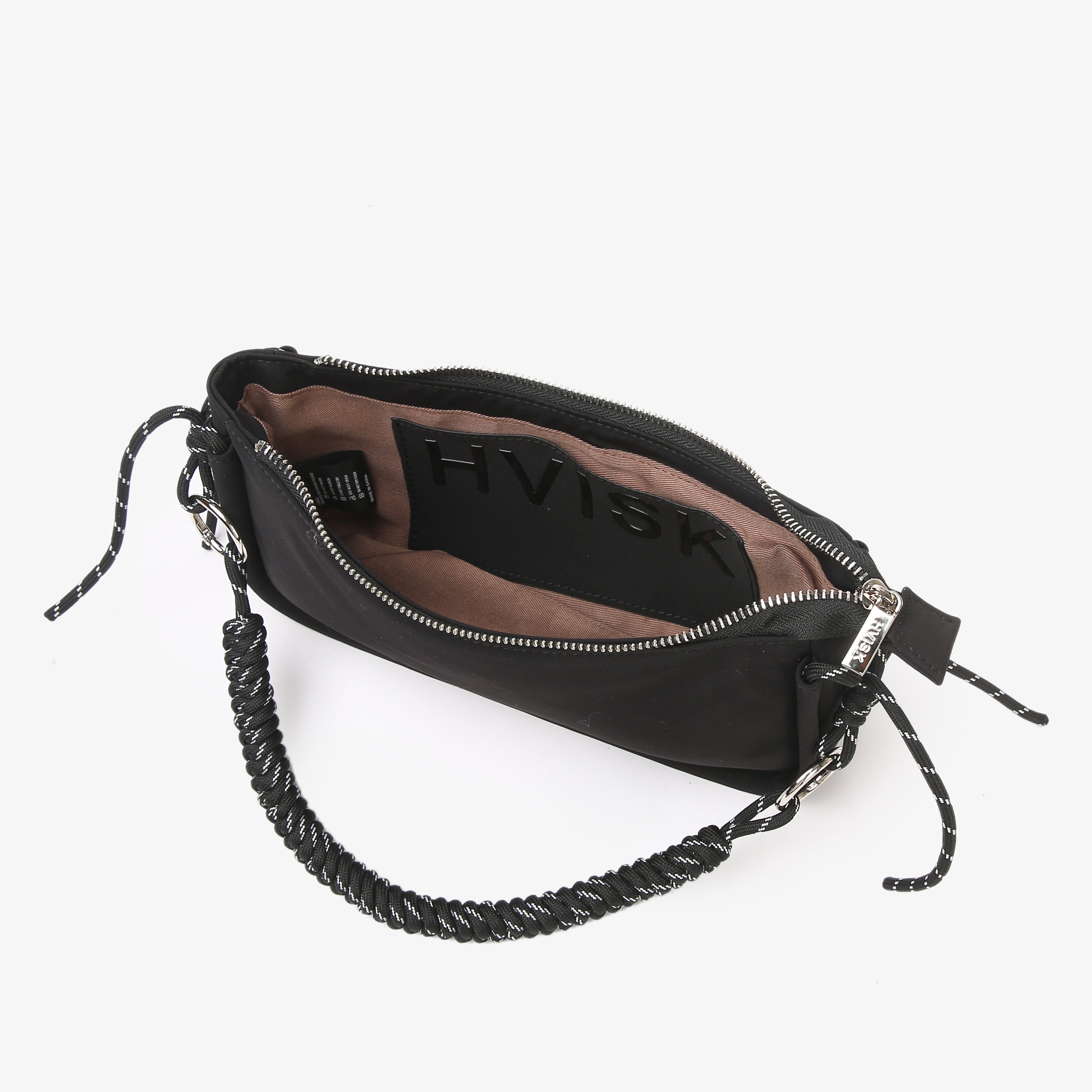 HVISK ISLA TEXTURED TWILL Handle Bag 009 Black
