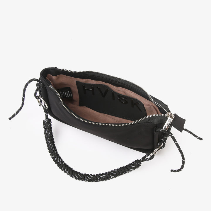 HVISK ISLA TEXTURED TWILL Handle Bag 009 Black