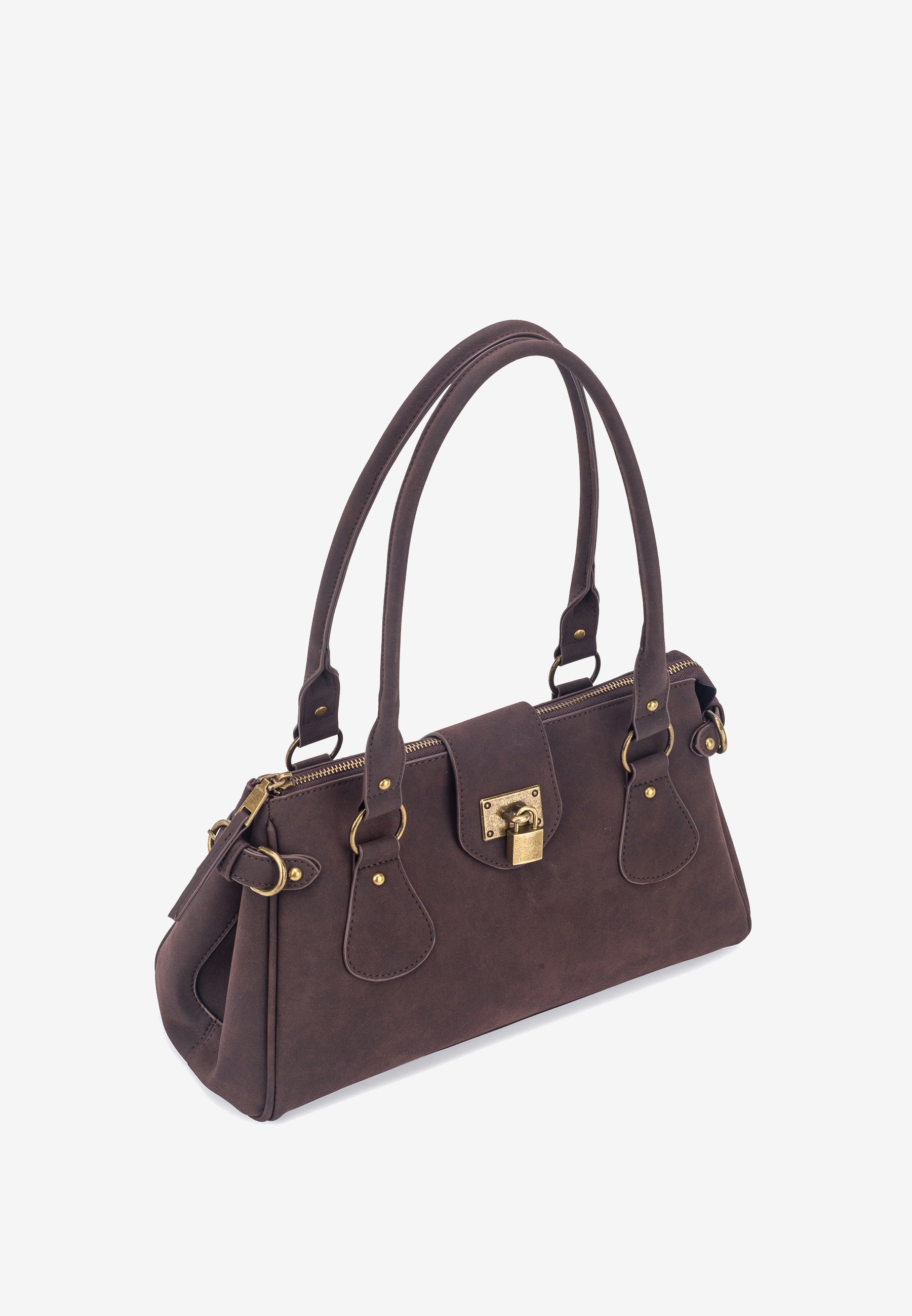 HVISK Isabella Brush Shoulder Bag 507 Umber Brown
