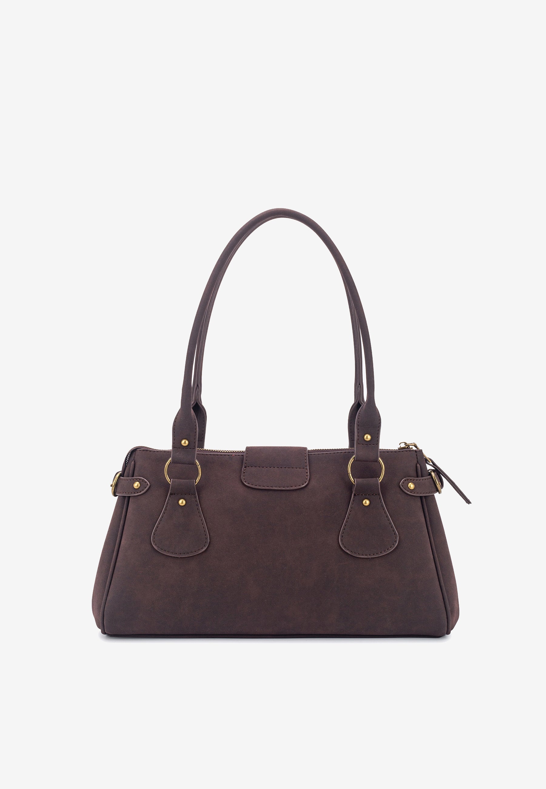 HVISK Isabella Brush Shoulder Bag 507 Umber Brown