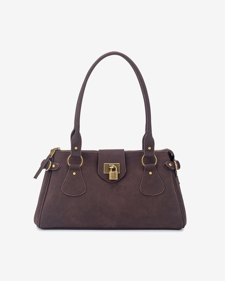 HVISK Isabella Brush Shoulder Bag 507 Umber Brown