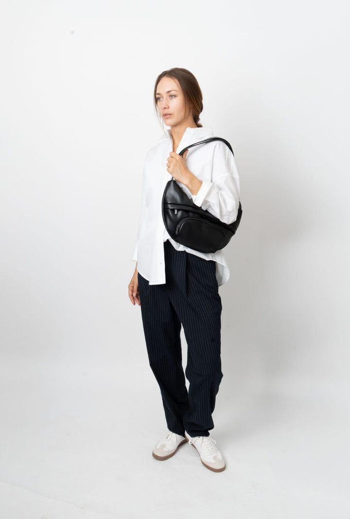 HVISK JADE SOFT STRUCTURE Bum Bag 009 Black