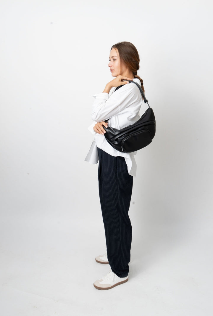 HVISK JADE SOFT STRUCTURE Bum Bag 009 Black