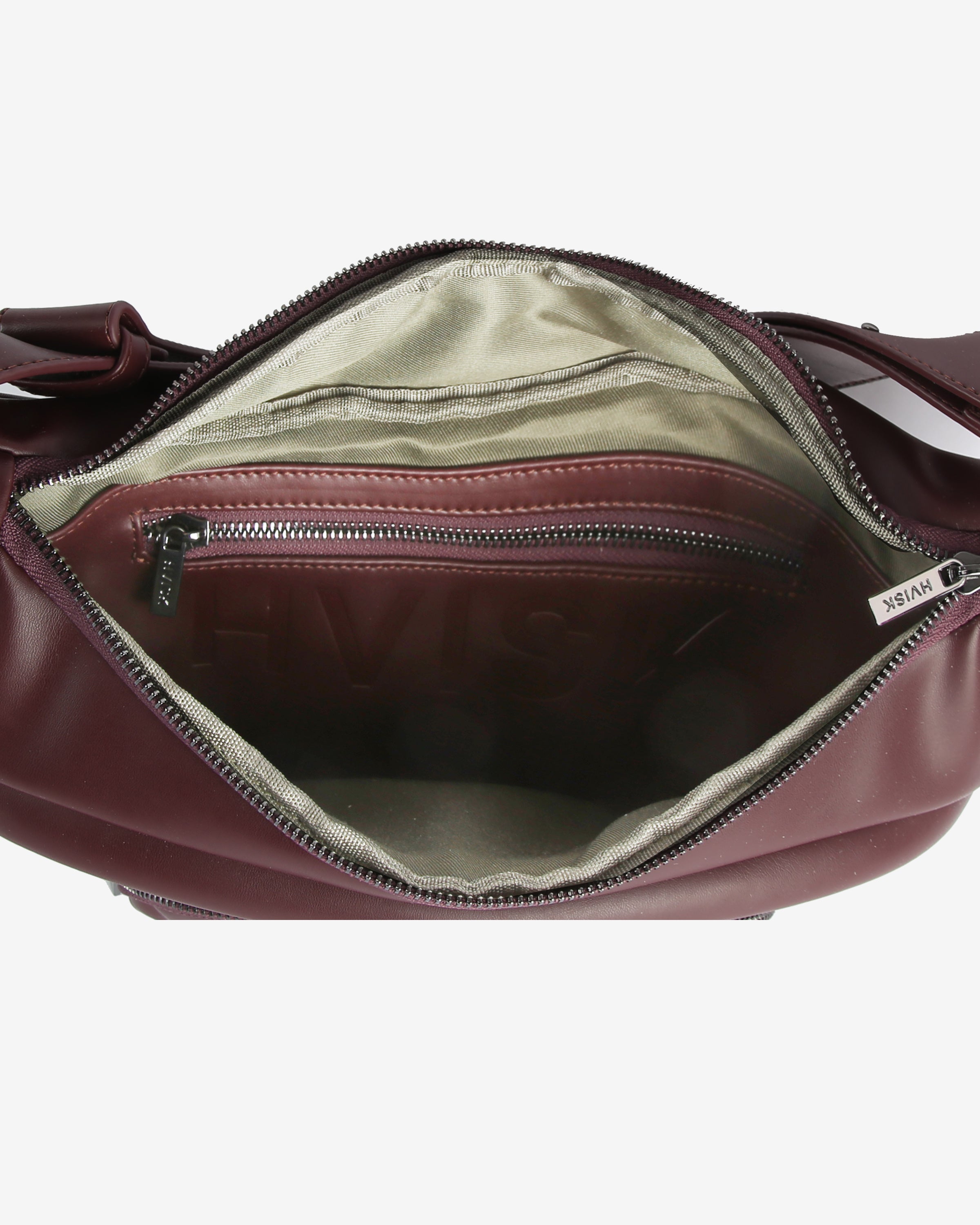HVISK JADE SOFT STRUCTURE Bum Bag 475 Midnight Plum