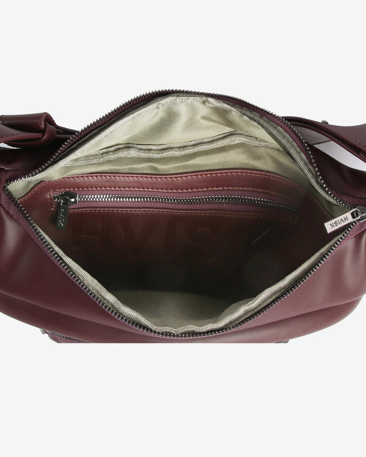 HVISK JADE SOFT STRUCTURE Bum Bag 475 Midnight Plum