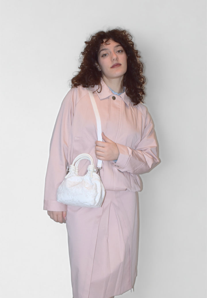 HVISK JOLLY CANVAS EMBRIODERY Crossbody 491 Pearl