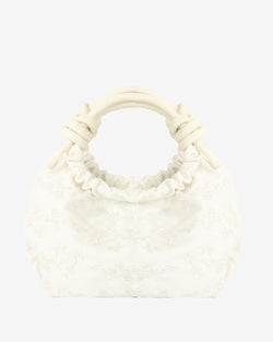 HVISK JOLLY CANVAS EMBRIODERY Crossbody 491 Pearl