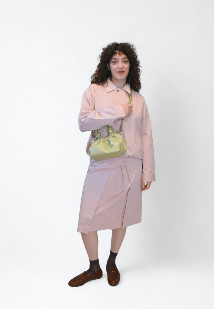 HVISK JOLLY GLOSSY STRUCTURE Crossbody 492 Matcha Green