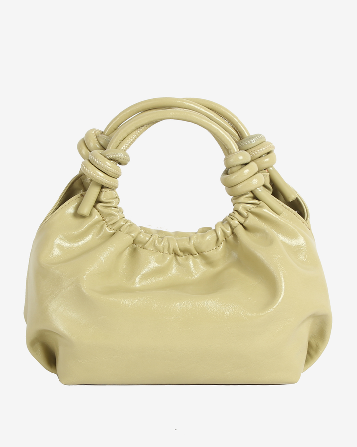 HVISK JOLLY GLOSSY STRUCTURE Crossbody 492 Matcha Green